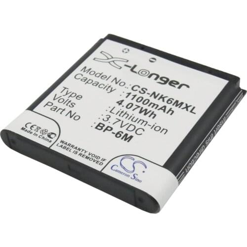 Cameron Sino Mobile SmartPhone Replacement Li-ion Battery 1100mAh For BP-6M-S BLU Lucido, Luminoso, St Free Tools