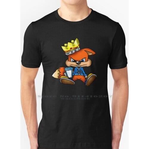 King Conker T Shirt 100% Pure Cotton Conker Conkers Bad Fur Day Conkers N64 Rare Classic Old School Vintage Old School