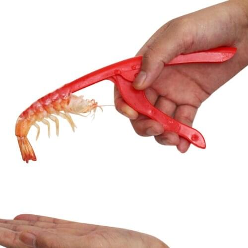 Prawn Peeler Stainless Steel Shrimp Prawn Deveiner Peel Device Creative Kitchen Cooking Seafood Tools Kitchen Gadgets