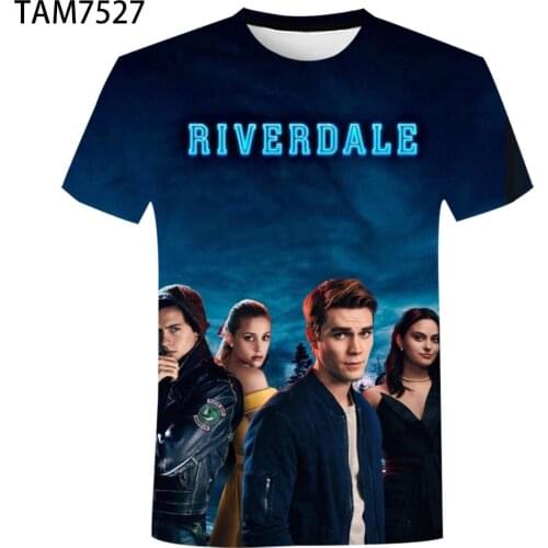 2021 New Summer Riverdale 3D T shirt Men Women Children Casual Fashion Streetwear Boy Girl Kids Printed T-shirt Cool Tops Tee