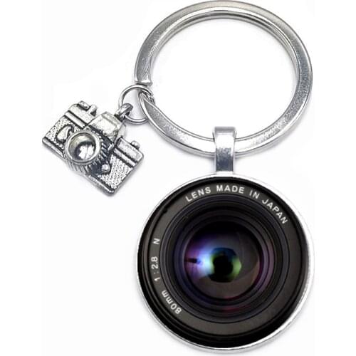 Popular Keychain Camera Pendant with SLR Lens Photographer SLR Enthusiast Keychain Personality Jewelry Gift Between Friends
