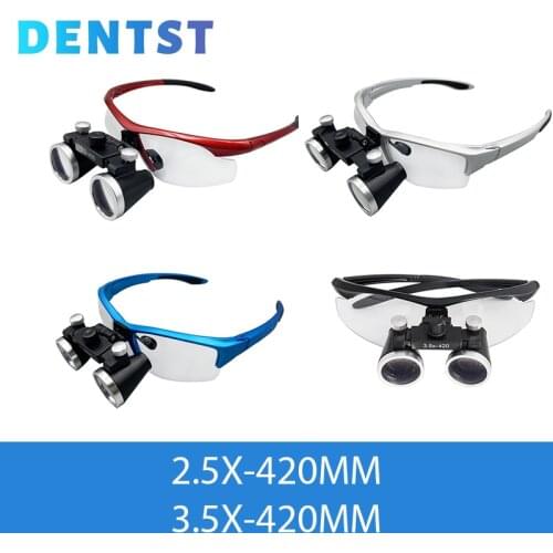 Dentistry 2.5X/3.5X420mm Dental Loupe Dentistry Lab Medical Loupe Magnification Binocular Magnifier Surgery Surgical Magnifier