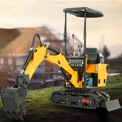 TE08 Hydraulic Crawler mini Excavator Machine Chinese Small Digger 0.8 T 1 Ton Mini Excavator for Sale