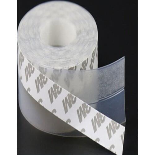 Bathroom Shower Sink Bath Sealing Strip Transparent Tape White PVC Self adhesive Waterproof Wall Sticker for Bathroom Kitchen