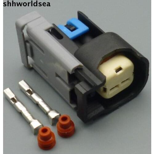 Worldgolden 5/30/100sets 2.2mm EV6 Fuel Injector Connector Pigtail Wiring LS2 LS3 LS7 LS9 universal plug