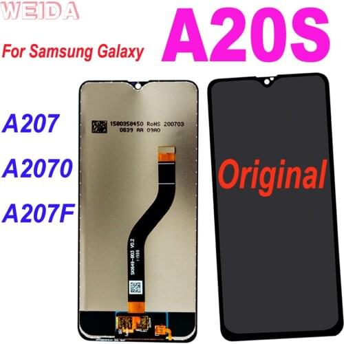 6.5" Original LCD For Samsung Galaxy A20S A207 A2070 A207F LCD Display Touch Screen Digitizer Assembly Replacement For A20S LCD