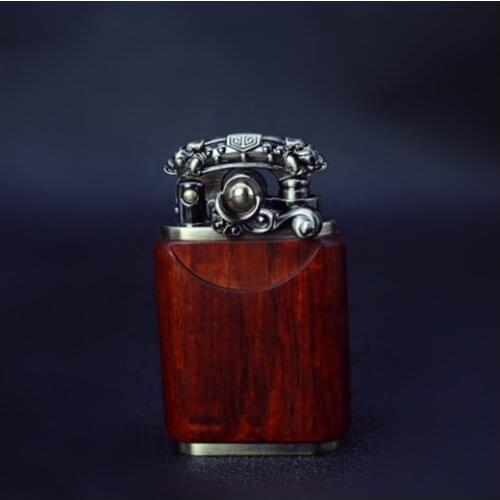 Zorro592 Rhino Horn Rosewood rocker kerosene lighter