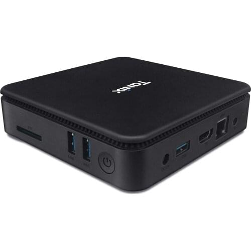 10PCS/LOT Tanix Mini PC TX85 Atom X5 1000mbps Z8350 Wifi 10 Tv Box USB3.0 BT4.0 64GB HD Wins Graphics