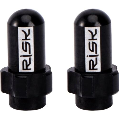 2Pcs Aluminum Rust Proof Tire Valve Dust Cover Dustproof Nozzle Cap