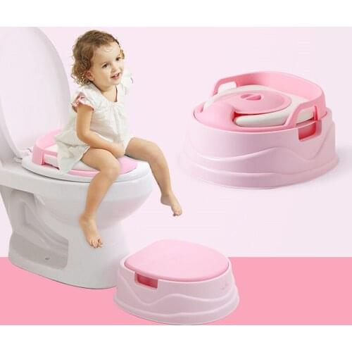 3 in 1 colorful potty pee trainer for baby training potty