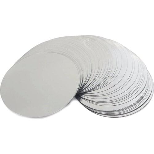 New 50Pcs 3inch Silver Wine Pourer Disk Drip-proof Drop Drip Stop Pouring Pour Spout