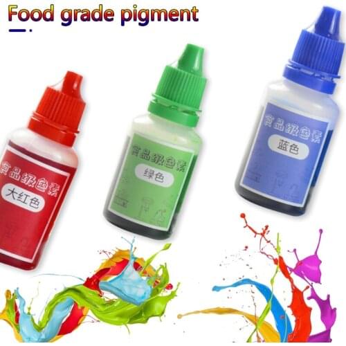 6pcs 10ml Liquid Pigment DIY Handmade Scented Candle Coloring Colorant for Jelly 87HA