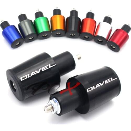 For DUCATI DIAVEL /CARBON 2011-2015 Motorcycle Accessories 7/8'' 22MM Handlebar Grips Handle Bar Cap End Plugs