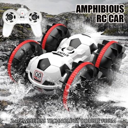 RC Car 2.4G Amphibious Stunt Climbing Vehicle Radio Remote Control Waterproof Car Electronic Remo Hobby Toys