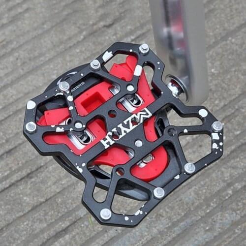 MTB Road Bike Lock Pedal Plate Adapter Converter Pedal Cycling Lock Pedal Turn Flat Pedal Quick Release Cleat Bicycle General