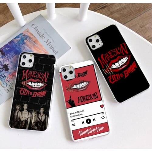 Maneskin Damiano David Phone Case For iphone 12 11 Pro Max Mini XS Max 8 7 6 6S Plus X 5S SE 2020 XR Silicone Soft cover