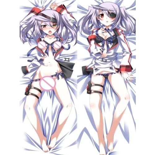 Coscase 2020-February Japanese Anime Dakimakura IS Infinite Stratos Body Decorative Pillow case Hugging Body Pillow Cover case