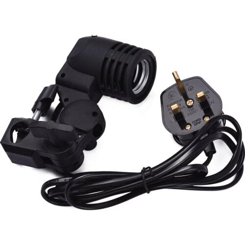 E27 Bulb Holder Socket Flash Swivel Bracket Photo Light Lamp Mount UK/EU/US Plug for Photo Studio Lighting Photography Accessary