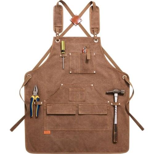 Apron European and American Style Denim Canvas Waist West Point Baked Florist Coffee Shop Work Clothes Shop Clothes