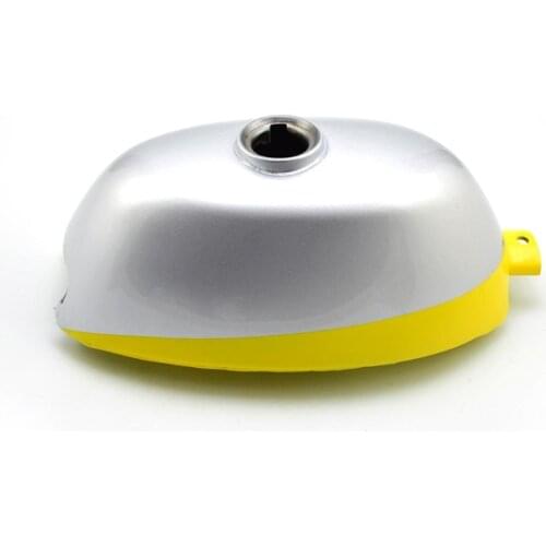 Gas Fuel Tank for Honda Mini Trail Z50 Z50J Z50R Monkey Bike 50CC silver & yellow
