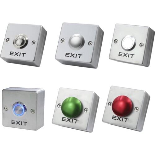 Zinc Alloy Exit Button With Back Box