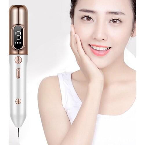 Beauty Instrument Freckle Remove Pen USB Mini Laser Mole Dark Spot Tattoo Removal LCD Tool Facial Skin Care Beauty Machine New