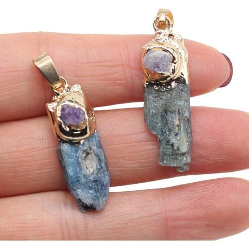 Natural Stone Crystals Pendants Irregular Shaped exquisite Charm for Jewelry Making Diy earring necklace Bracelet accessories