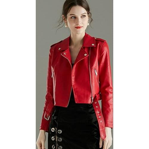 Женские кожаные бомберы Lagabogy China At AliExpress