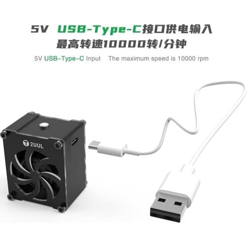 MasterXu 2UUL DA99 CUUL Mini Cooling Fan for Board Repair Heat Dissipation Cooling