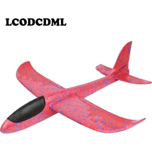 Childrens aircraft model hand fling foam aircraft in a gyroplane outdoors glider throwing model toys Aircraft model toys