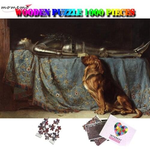 MOMEMO The Loyal Puzzle Oil Painting Wooden Puzzles 1000 Pieces Adults Jigsaw Puzzle Toys Puzzle 1000 Piezas Adulto Gifts Toys