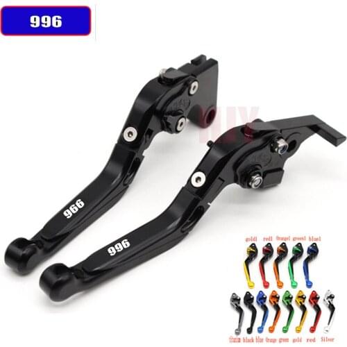 Motorcycle Folding Extendable CNC Moto Adjustable Clutch Brake Levers For DUCATI 996 1999 2000 2001 2002 2003