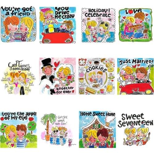 NEW Diamond Embroidery DIY Diamond Painting Cross Stitch Picture Rhinestones Full Square Diamond Mosaic Cartoon series MH241