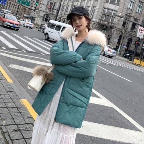 New style winter parkas mujer nice-looking female Korean version black women coats thick lady loose green cotton padded clothes