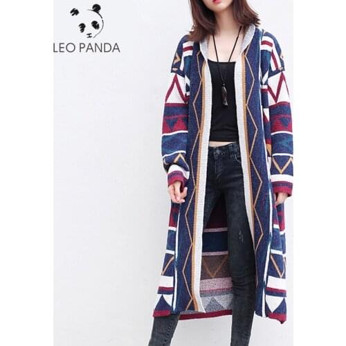 2019 Fashion New Autumn Winter Pockets Mid Long Sweater Coat Womens Plus Size Loose Cardigans Sweaters Cloak Female Coat