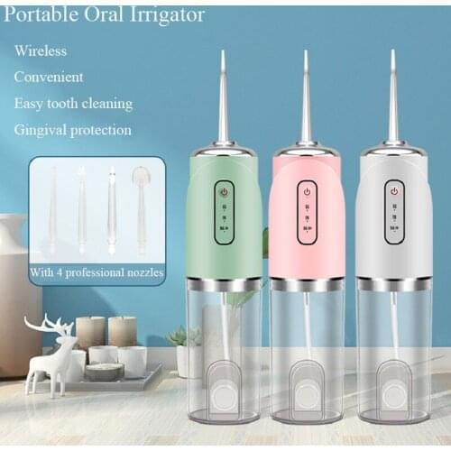 New Oral Irrigator 3 Modes USB Rechargeable Water Flosser Portable Dental Water Jet Waterproof Irrigator Dental Teeth Cleaner