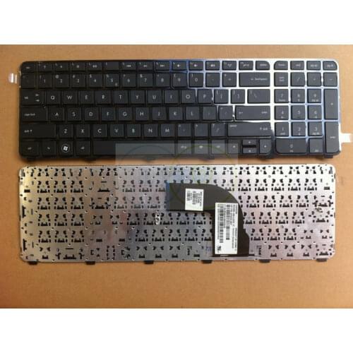 New Original Keyboard For HP Pavilion dv7 dv7-7000 dv7t-7000 dv7- With Frame Black NSK-CJ0UW 607323-B31