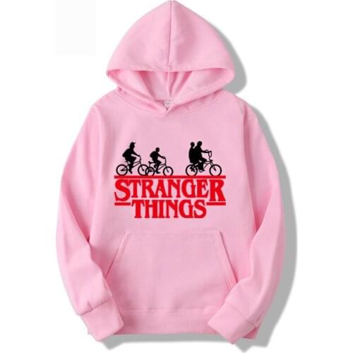New Season Stranger Things Hooded Men Women Hoodies Sweatshirts Letter Print Long Sleeve Hip Hop Cotton Hoody