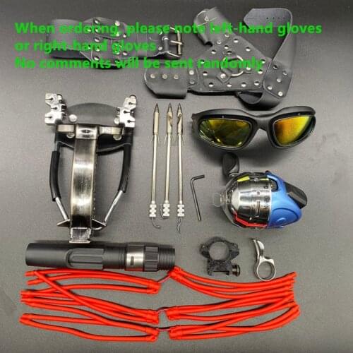 Professional Fishing Laser Slingshot Hunting Bow And Arrow Slingshot Shooting Tool Rubber Band Fishing Reel Fishing Darts