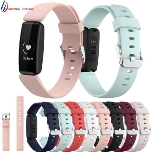Adjustable Replacement Wristband Silicone Accessories Smart Bracelet For Fitbit Fashion Watch Strap For Fitbit Inspire 2 Correa