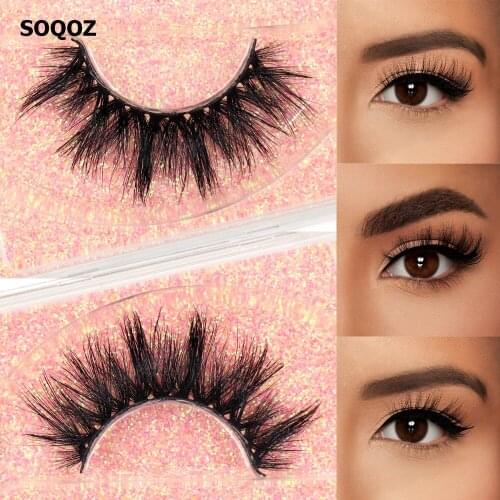 Makeup Eyelashes 3D Mink Lashes Fluffy Soft Wispy Volume Natural long False Eyelashes Eye Lashes Reusable Eyelashs
