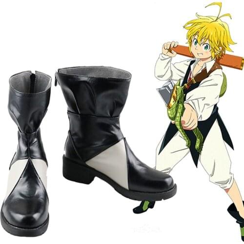The Seven Deadly Sins: Revival Of The Commandments Nanatsu No Taizai Season 2 Dragons Sin Of Wrath Meliodas Cosplay Shoes Boots
