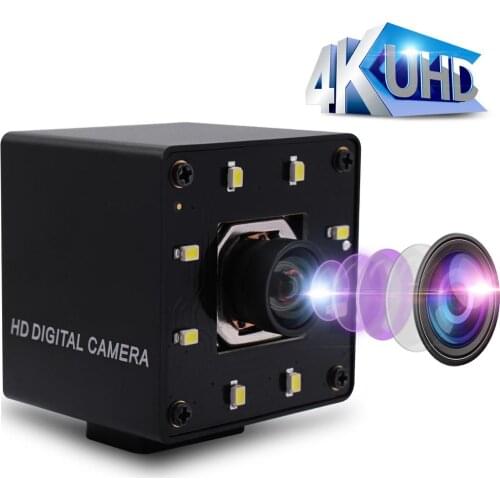 4K Autofocus Webcam Computer PC WebCamera High Speed MJPEG 30fps Cameras with leds for Live Broadcast Video Calling Conference