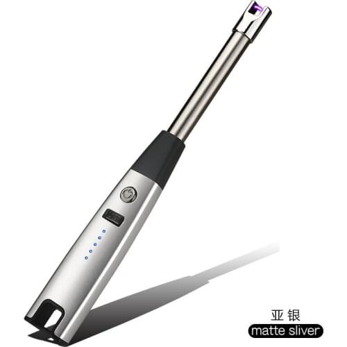 2019 NEW Camping BBQ Kitchen Lighter USB Charging Electronic Lighter Display Electricity Plasma Arc Igniter Windproof Safety