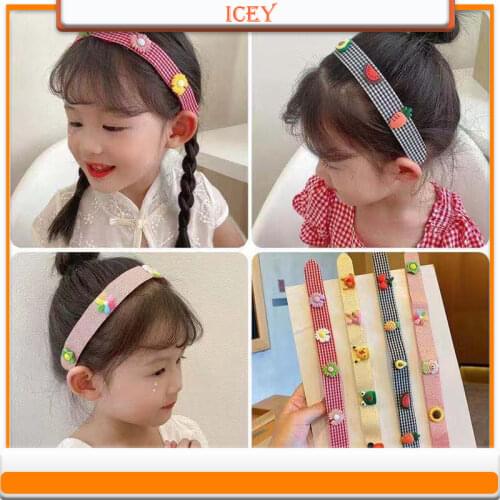 Girls baby hair stickers hair band hairpin non-slip fabric bangs stickers broken hair stickers headband women