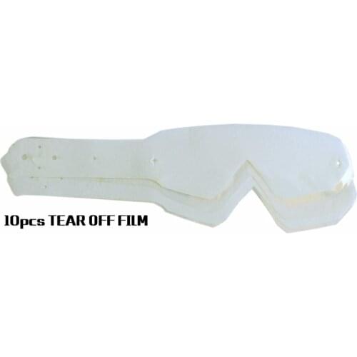 100pcs/10bags)/lot Professional Motorcycle Goggles Motorbike Gafas Tear offs LAMINATED