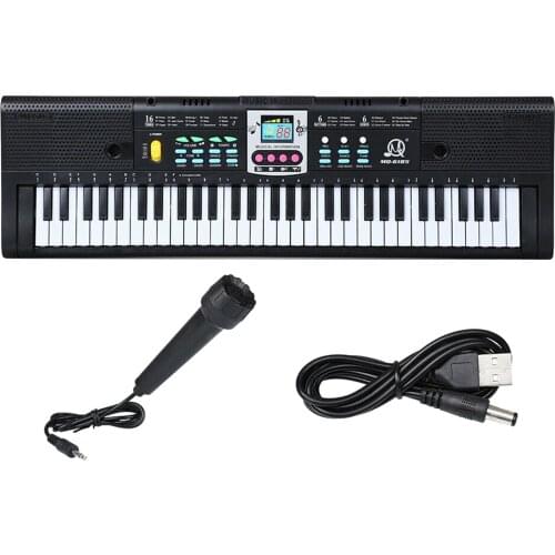 61 Key Music Electronic Keyboard Digital Piano Organ with Microphone Kids Toys