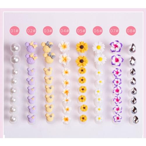 8 Pcs Soft Silicone Toe Separator Foot Manicure Salon Pedicure Manicure Tool Pedicure Care Nail Tool Flower Stand Accessories