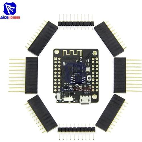 Diymore WeMos D1 Mini ESP8266 ESP32 Wireless Bluetooth Module V2.0.13 Micro USB Development Board 2.4G IPEX Antenna for Arduino