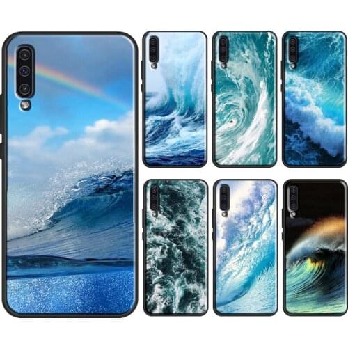 Blue Sea Ocean Waves For Samsung Galaxy A51 A71 A31 A41 A10 A30 A50 A70 A52 M31 A20e A21S A12 M31S Phone Cover